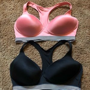 2 sports bras; NWOT; size 42D
